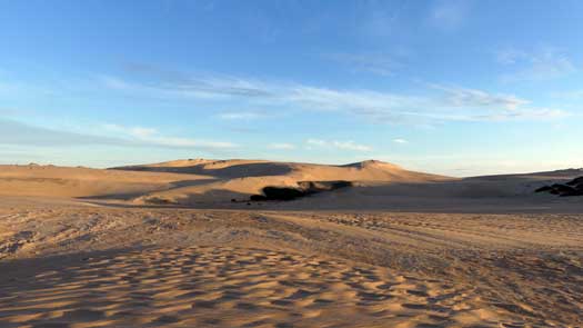large sand dune