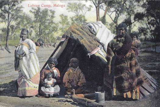 Tent with people