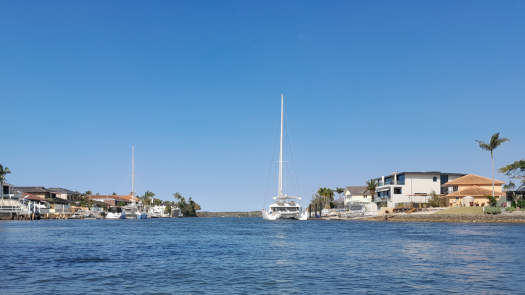 canal with boats