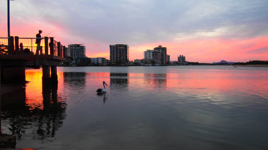 River sunset